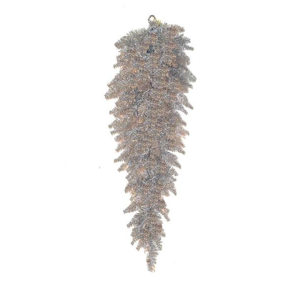 36" Artificial Silver Fir Teardrop