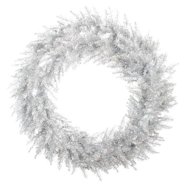 60" Artificial Silver Fir Wreath