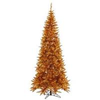 Vickerman 10' x 50" Copper Slim Tree with 900 Warm White Lights