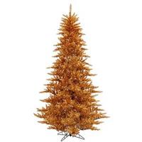 Vickerman 3' x 25" Copper Fir Tree with 100 Clear Lights