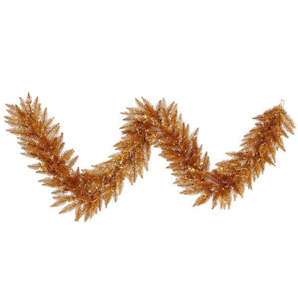9' x 14" Artificial Copper Fir Garland
