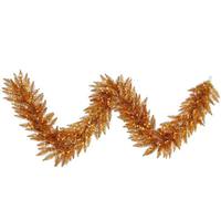 Vickerman 9' x 14" Artificial Copper Garland 100 Clear Miniature Lights