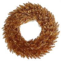 Vickerman 24" Artificial Copper Fir Wreath