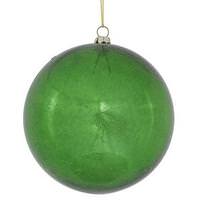 Vickerman 4.75" Green Shiny Mercury Ball Ornaments (4 pack)
