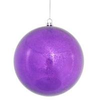 Vickerman 4.75" Purple Shiny Mercury Ball Ornaments (4 pack)