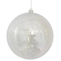 Vickerman 8" Silver Mercury Finish Ball Ornament