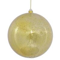 Vickerman 8" Gold Shiny Mercury Ball Ornament