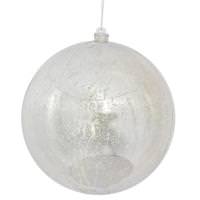 Vickerman 10" Silver Shiny Mercury Ball Ornament
