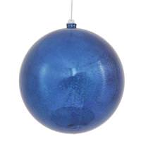 Vickerman 10" Sea Blue Shiny Mercury Ball Ornament