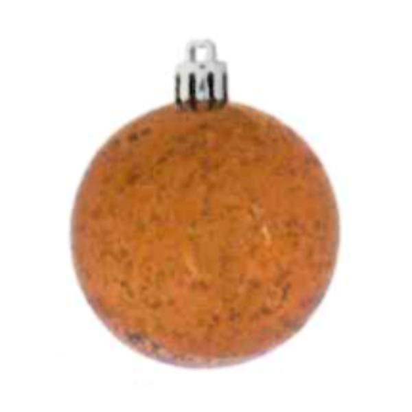 12" Copper Shiny Mercury Ball Ornament