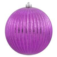 Vickerman 4" Cerise Mercury Pumpkin Ball Ornament (6 pack)