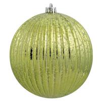 Vickerman 8" Lime Mercury Pumpkin Ball Ornament