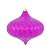 Vickerman 6" Magenta Shiny Mercury Finish Ornament (4 pack)