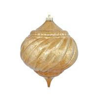 Vickerman 8" Mocha Shiny Mercury Onion Ornament