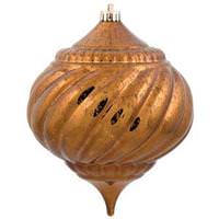 Vickerman 8" Copper Shiny Mercury Onion Ornament