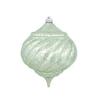 Vickerman 6" Celadon Shiny Mercury Onion Ornament