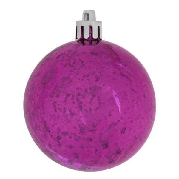10" Mauve Shiny Mercury Ball Ornament