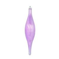 Vickerman 10" Orchid Glittered Spirial Ornament (4 pack)