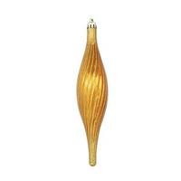 Vickerman 10" Copper Glittered Spirial Ornament (4 pack)