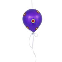 Vickerman 10" x 8" Purple Candy Dot Balloon Ornament