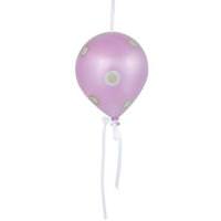 Vickerman 7.5" x 6" Pink Candy Dot Balloon Ornament (3 pack)