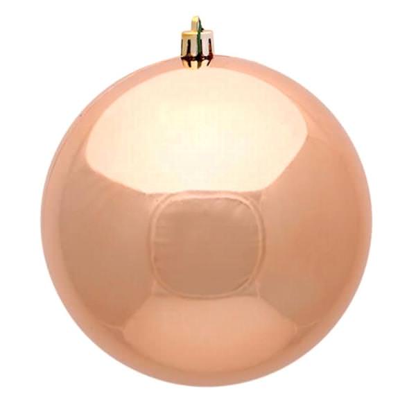 2.75" Rose Gold Shiny Ball Ornament (12 pack)