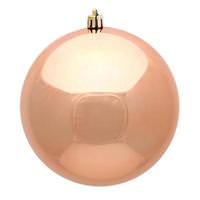 View 2.75" Rose Gold Shiny Ball Ornament (12 pack)