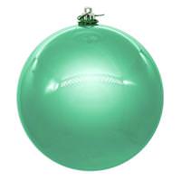 View 3" Seafoam Shiny Ball Ornament (12 pack)
