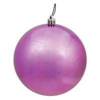 Vickerman 3" Mauve Shiny Ball Ornament (12 pack)