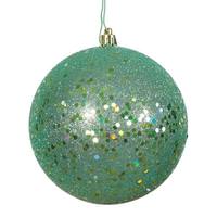 Vickerman 8" Seafoam Sequin Ball Ornament