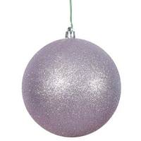 Vickerman 10" Lavender Glitter Ball Ornament