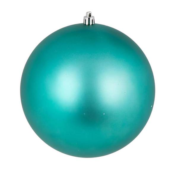 10" Teal Matte Ball Ornament