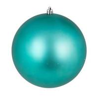 Vickerman 10" Teal Matte Ball Ornament