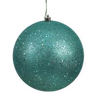 Vickerman 10" Teal Sequin Ball Ornament