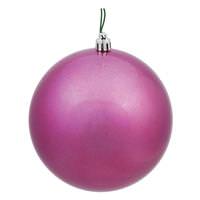 Vickerman 10" Mauve Candy Ball Ornament
