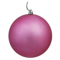 Vickerman 10" Mauve Matte Ball Ornament