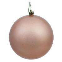 Vickerman 10" Rose Gold Candy Ball Ornament