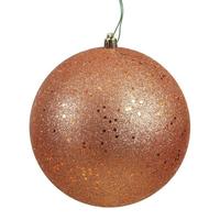 Vickerman 10" Rose Gold Sequin Ball Ornament