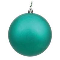 Vickerman 12" Teal Candy Ball Ornament