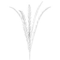 Vickerman 22" White Glitter Soap Plant Spray (6 pack)