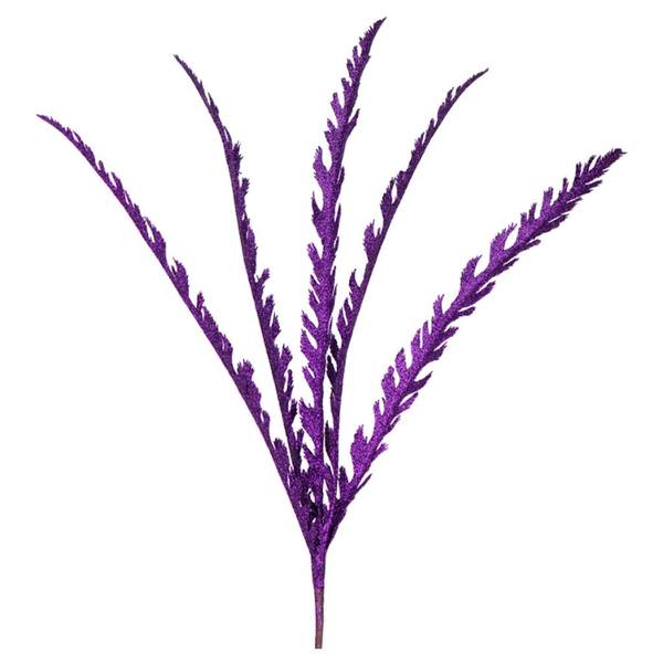22" Purple Glitter Soap Plant Spray (6 pack)