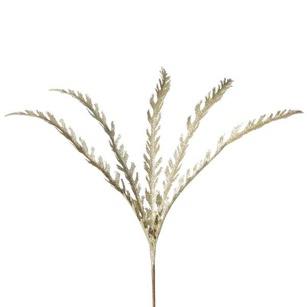 22" Gold Glitter Soap Plant Spray (6 pack)