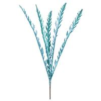Vickerman 22" Turquoise Glitter Soap Plant Spray (6 pack)