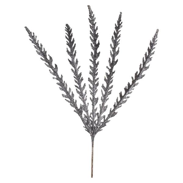 22" Pewter Soap Plant Glitter Spray (6 pack)