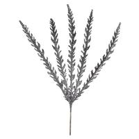 Vickerman 22" Pewter Soap Plant Glitter Spray (6 pack)