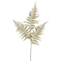 Vickerman 22" Gold Glitter Fern Spray (6 pack)