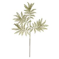 Vickerman 22" Lime Glitter Sumac Spray (6 pack)