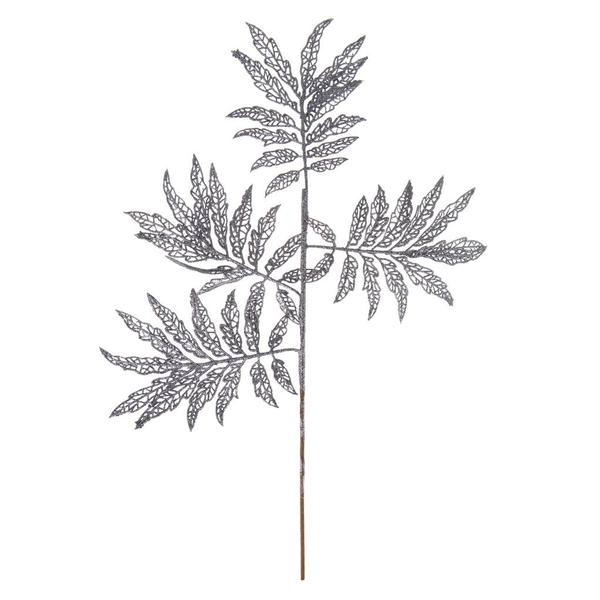 22" Pewter Glitter Sumac Spray (6 pack)