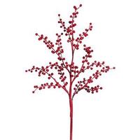 Vickerman 22" Red Outdoor Berry Spray (6 pack)