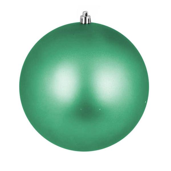 2.4" Teal Matte Ball Ornaments (24 pack)